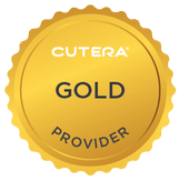 Cutera logo, for cutting-edge technology & innovation in aesthetic treatments.
